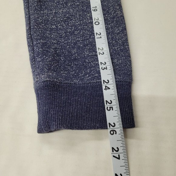 21 Men Sweatshirt Mens L Blue Long‎ Sleeve Shawl Collar Toggle Fleece Outdoor - Picture 9 of 10